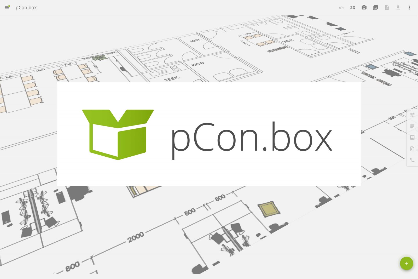 Vorschaltbild mit pCon.box Logo