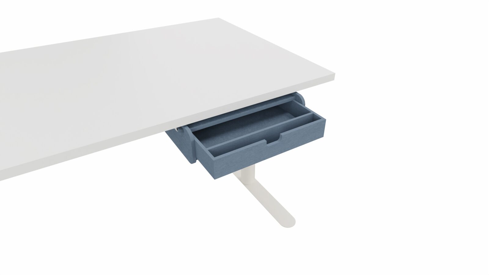 Neo Drawer Schublade für Schreibtische herausnehmbar blau